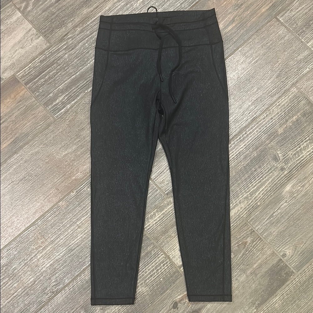 Zyia Black Shimmer Drawstring Luxe